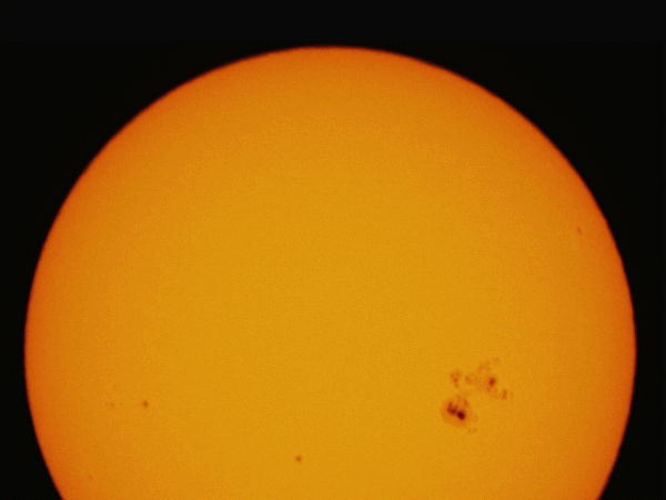Sun & Swift 25.10.2014 - астрофотография
