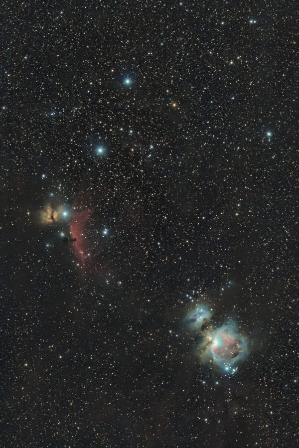 М42 с соседями - астрофотография