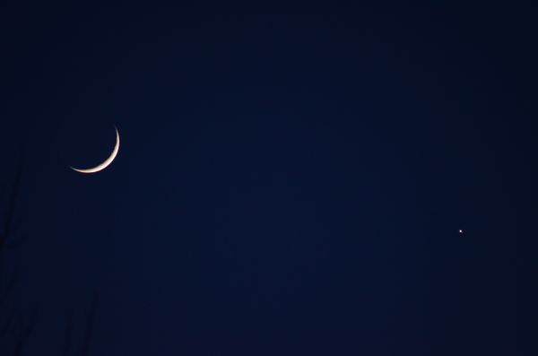 Луна / Венера / 22.02.2023 - астрофотография