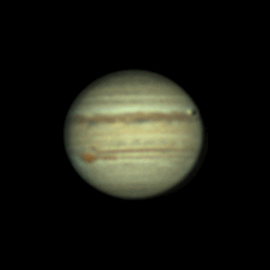 Юпитер+Ио - астрофотография