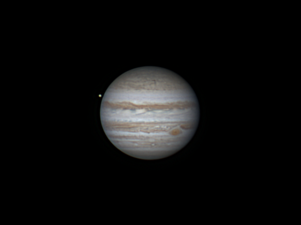 Jupiter and Io - астрофотография