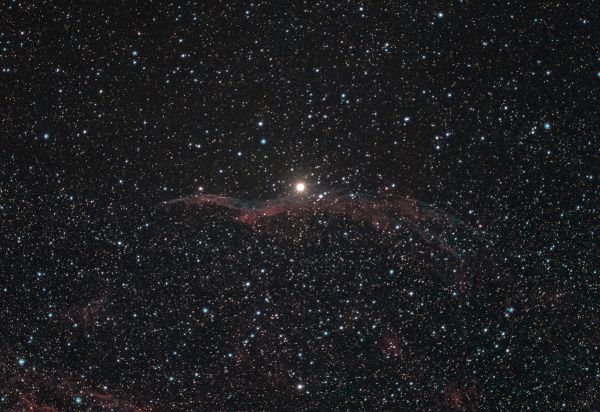 Туманность Вуаль С 34 NGC 6960 - астрофотография