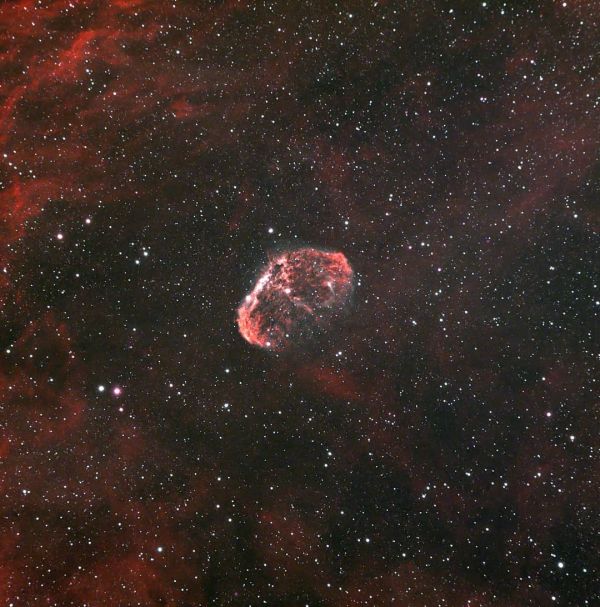 NGC 6888 Полумесяц - астрофотография