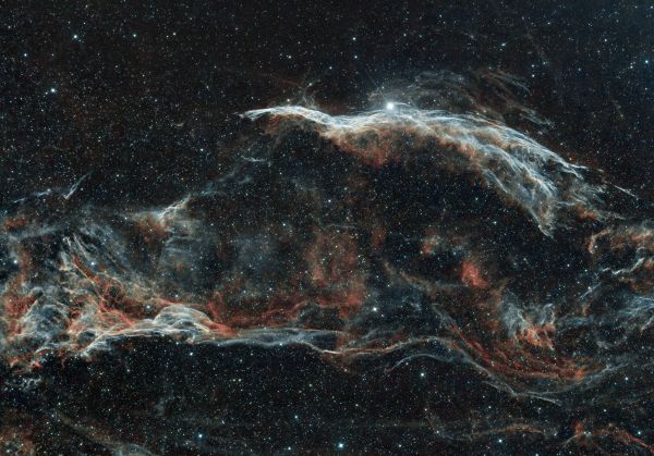 NGC 6960, NGC 6979 (Witch's Broom, Pickering's Triangle) - Astrophotography