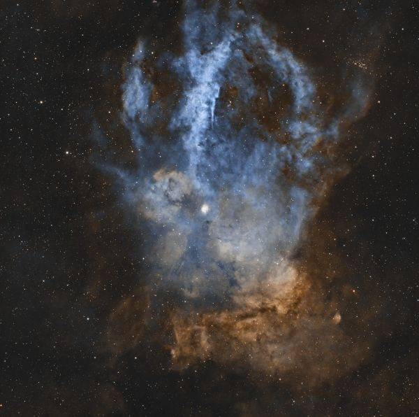 SH2-157 - The Lobster Claw Nebula, RASA 8", 3 hrs - Astrophotography