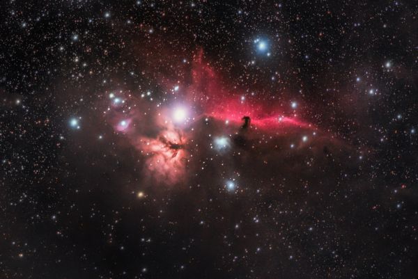 Flame and horse head nebulas - Astrophotography