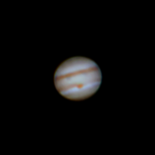 Юпитер в августе - астрофотография