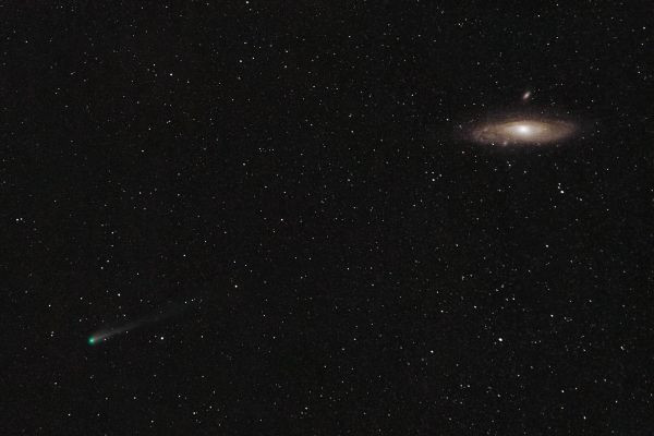 12P (Pons–Brooks) and M31 - Astrophotography