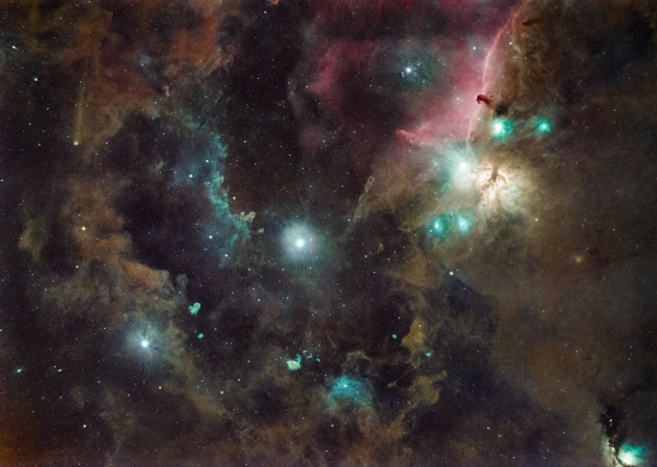 Orion's Belt - астрофотография