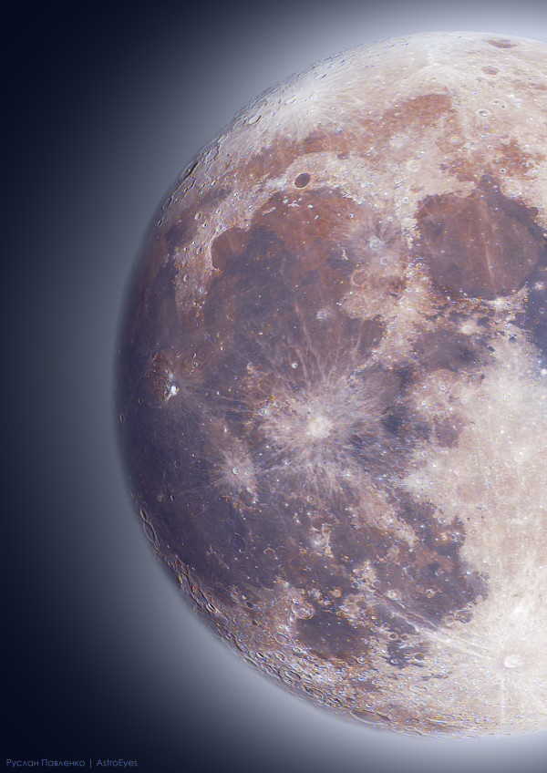 Mineral HDR Moon - Astrophotography
