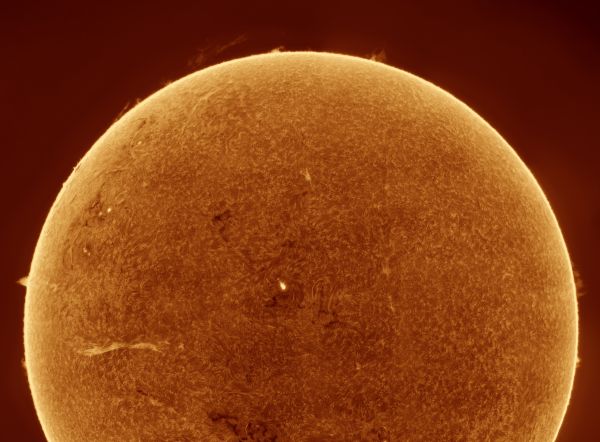 Panorama of solar activity 22.09.2025 - Astrophotography