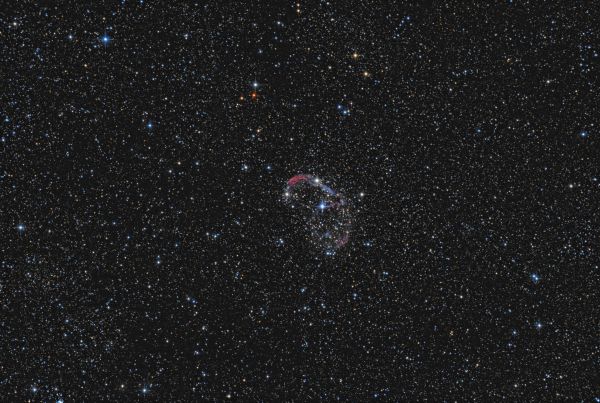 Crescent nebula - NGC 6888 - астрофотография