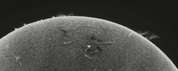Solar activity 10.06.2026 - Astrophotography