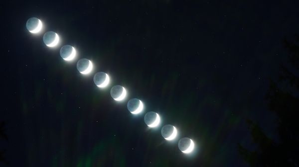 Тайм-лапс пепельной Луны. 05.05.2022 - астрофотография