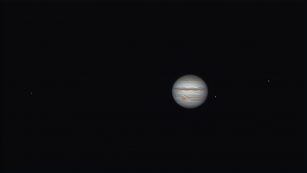Европа, Юпитер, Ио и Ганимед 10.09.2022 - астрофотография