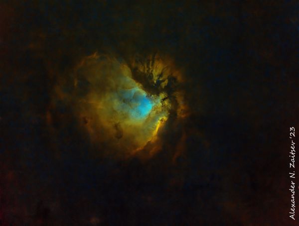 Sh2-112  in SHO (starless) - астрофотография