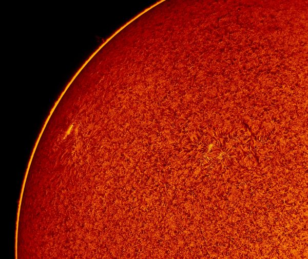 2018.05.09 Sun AR2709 H-Alpha - астрофотография