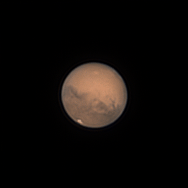 Анимация вращения Марса - 12.10.20 - астрофотография