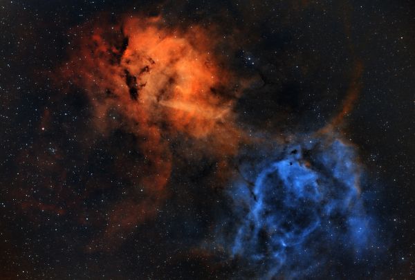 Sh2-132  Туманность Лев  - астрофотография