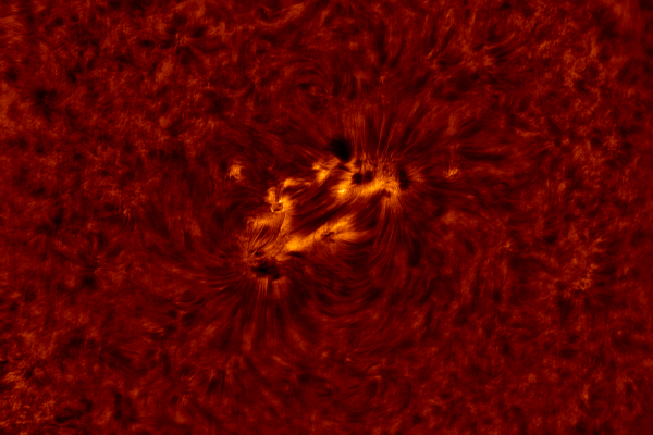 2020.10.26 Sun AR12778 H-Alpha (color) - астрофотография