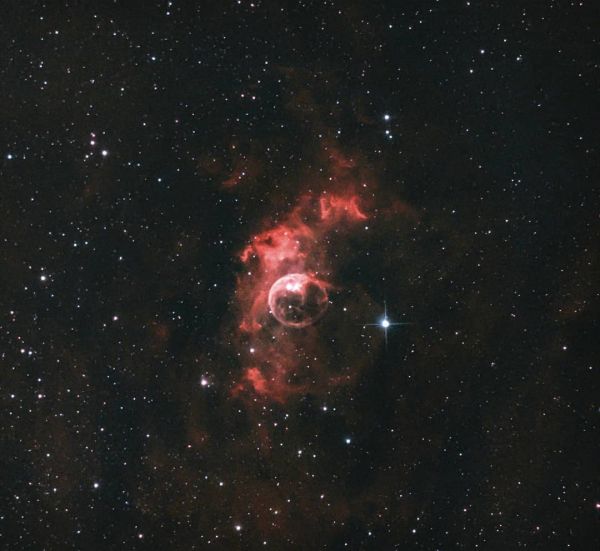 Туманность Пузырь - астрофотография