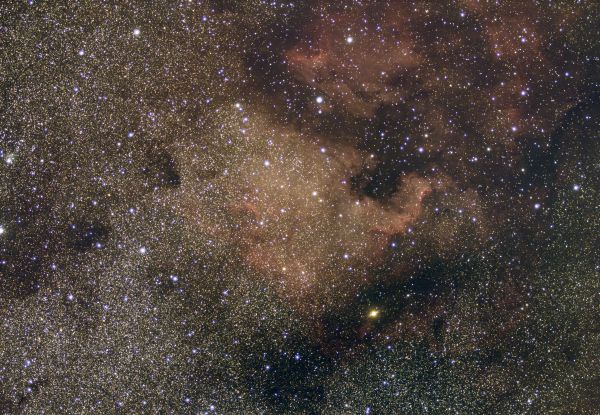 North America and Pelican Nebulae - Astrophotography
