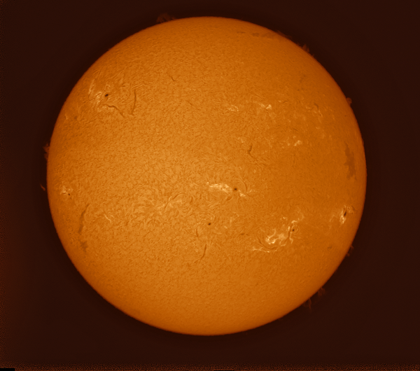 The Sun 05-08-23 colorized - астрофотография