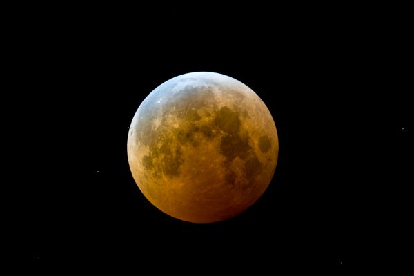 Покрытие Урана Луной и лунное затмение  - астрофотография