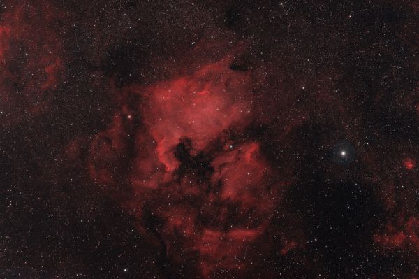 CYGNUS NEBULA COMPLEX IN HA AND OIII - астрофотография