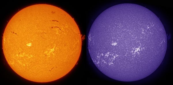 Sun in Ha and CaK 20-07-2026 Acuter40 - Astrophotography