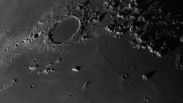 Plato Crater, Tenerife Mountains, and the Alps - Astrophotography