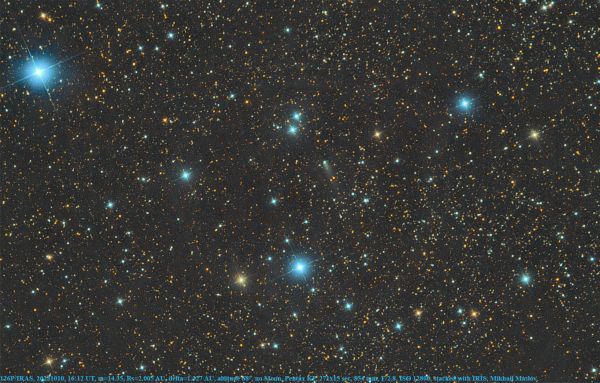 126P/IRAS - астрофотография