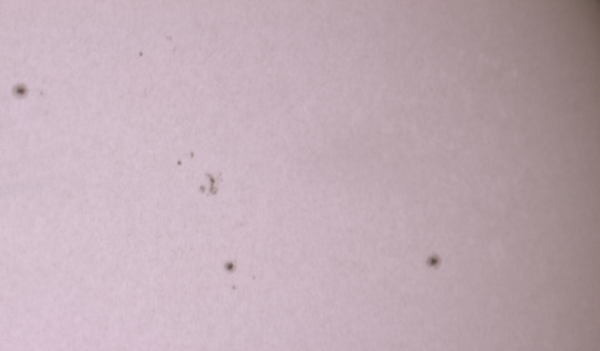 Солнечные пятна от 12.03 - астрофотография