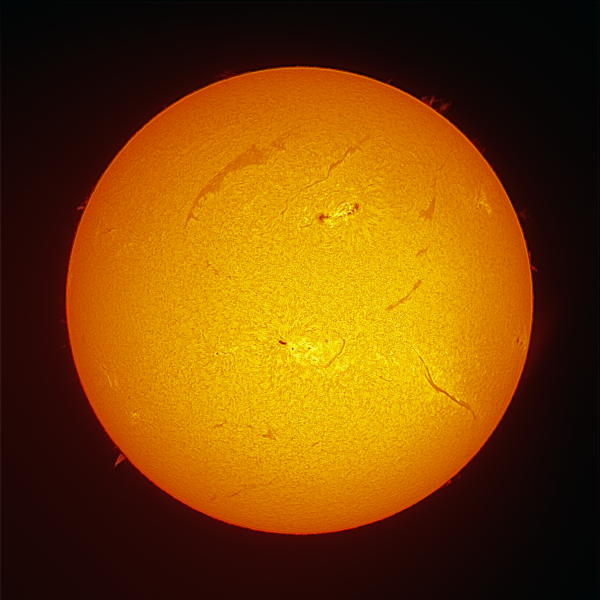 Солнце от 11.07.2022.  - астрофотография