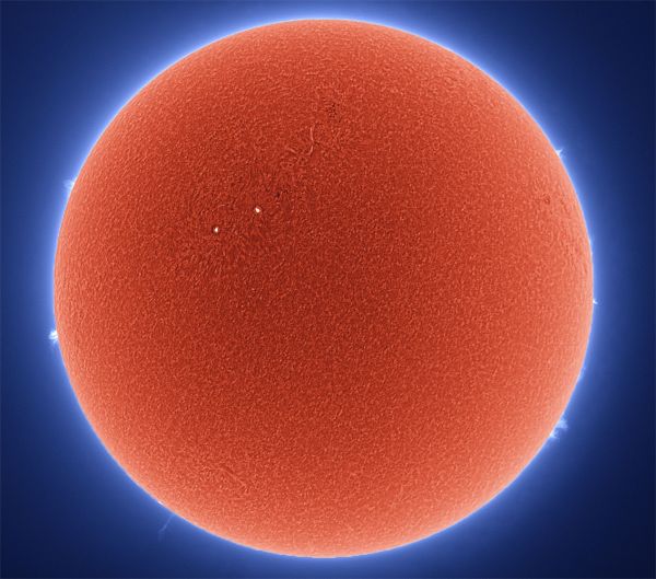 Солнце .             27.02.2022. - астрофотография