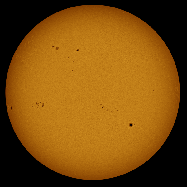 Фотосфера Солнца - астрофотография