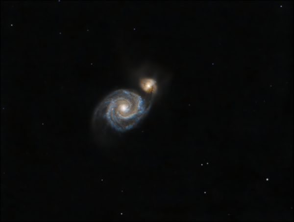 Галактика M51 - астрофотография