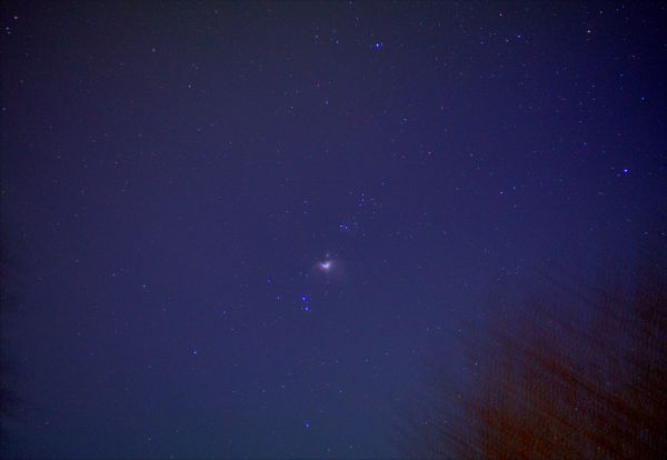 Вечерний Орион - астрофотография