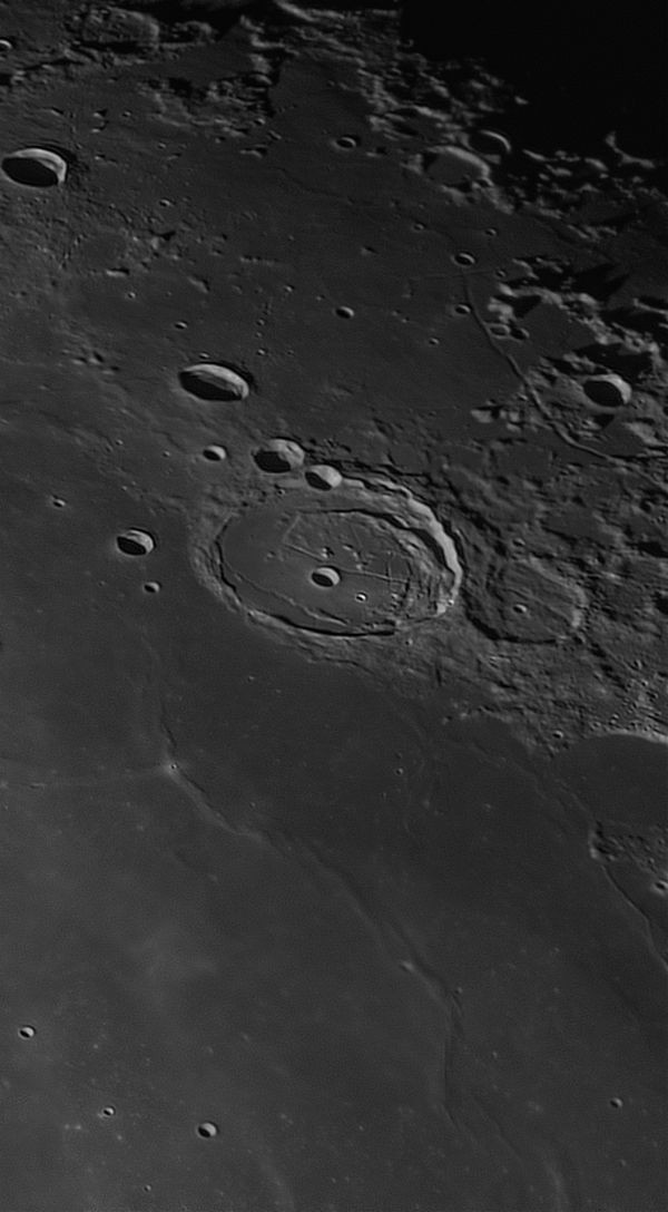 Crater Posidonius and its neighbors - Astrophotography