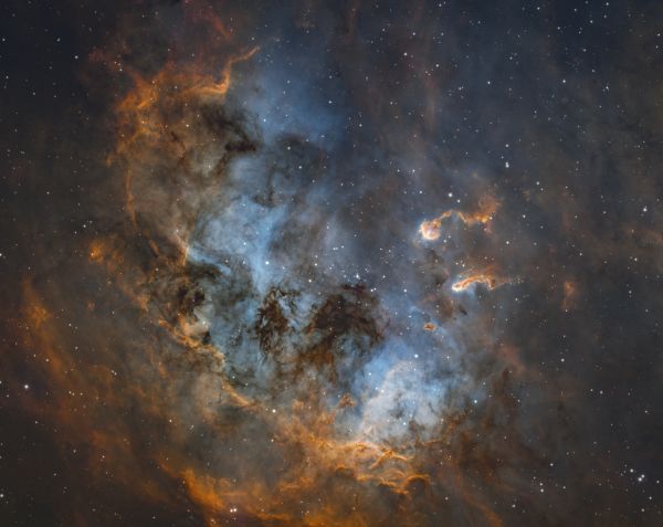 The Tadpoles nebula (NGC1893) - астрофотография