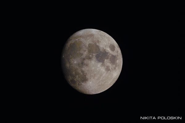 Луна 30 августа - астрофотография