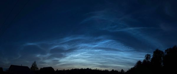 Серебристые облака 26.06.2021 23:31 МСК - астрофотография