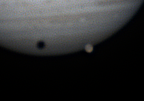 Ганимед, спутник Юпитера - астрофотография