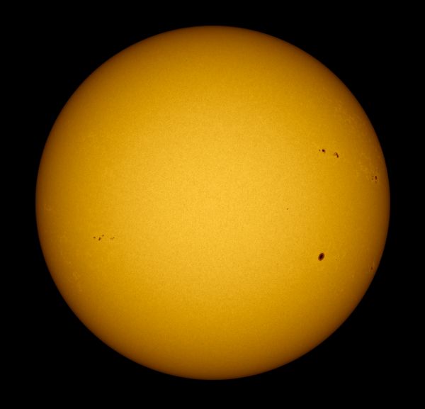 Панорама Солнца 29.12.23 - астрофотография