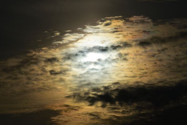 Solar halo and iridescent clouds in Moscow. 07.12.25 - Astrophotography