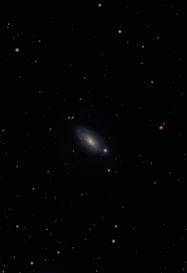 Spiral galaxy M 63 in the constellation Canes Venatici - Astrophotography