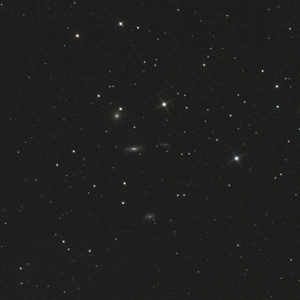 NGC 3190, квартет Льва - астрофотография
