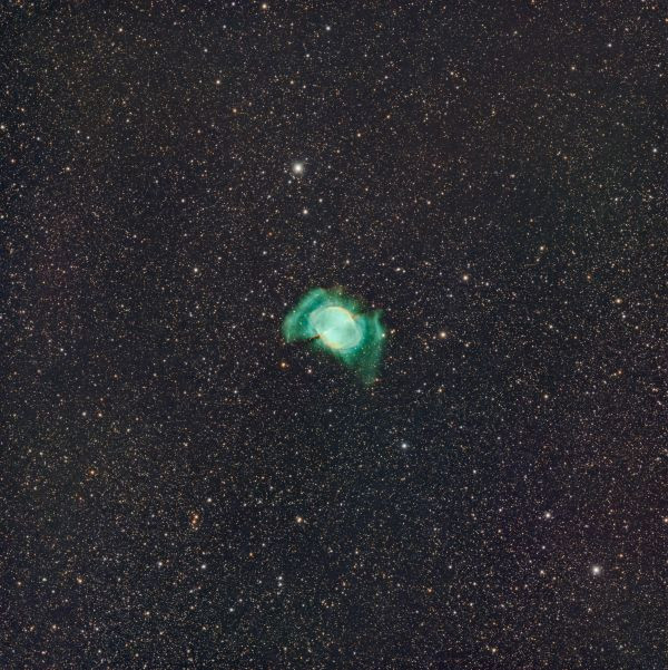 M27 - Dumbbell Nebula, RASA 8", 3 hrs - Astrophotography