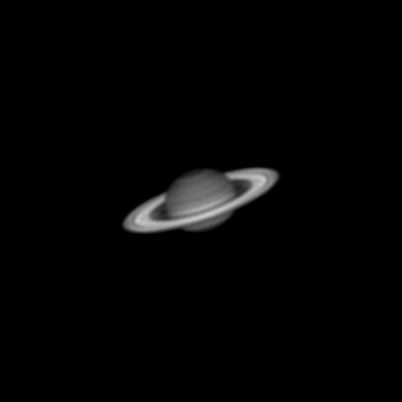 Сатурн в инфракрасном диапазоне 850 нм 16.08.22 - астрофотография