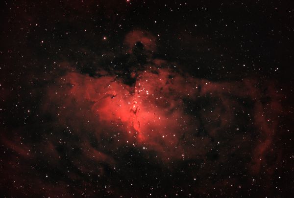 М16. Туманность Орел - астрофотография